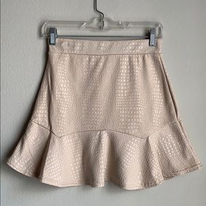 Frill Hem Skater Skirt